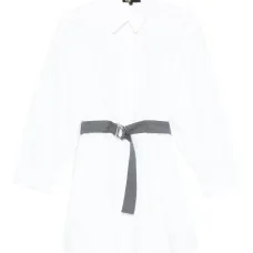 Платье мини с поясом