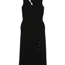 Платье миди с вырезами