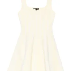 Платье мини с квадратным вырезом