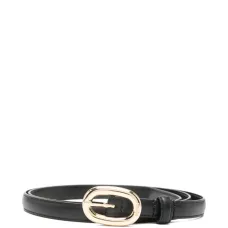 Ремень с овальной пряжкой