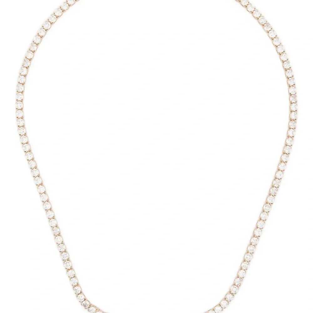 Ожерелье с застёжкой и вставками из циркония