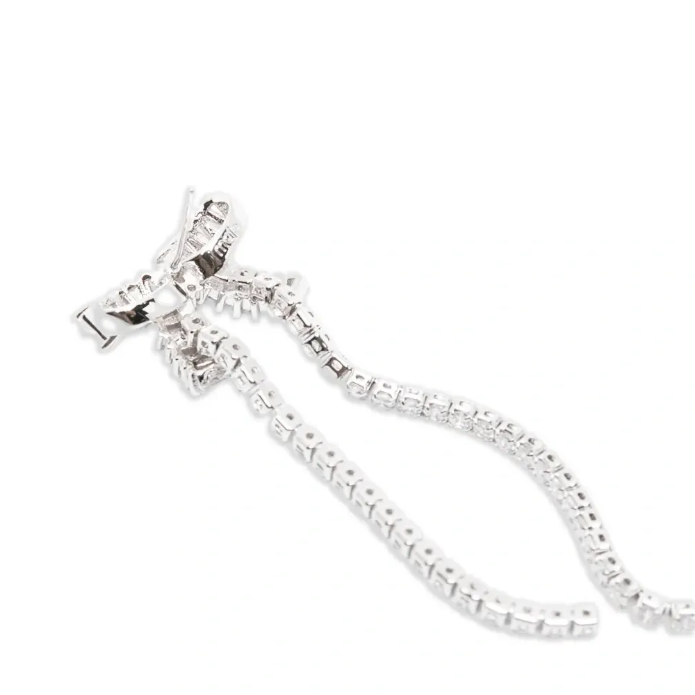 Серьги с бантом