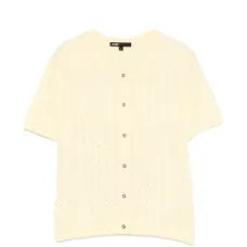 Кардиган на пуговицах с короткими рукавами