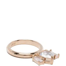 Кольцо с подвеской