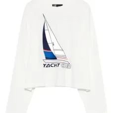 Футболка с вышивкой Yacht Club