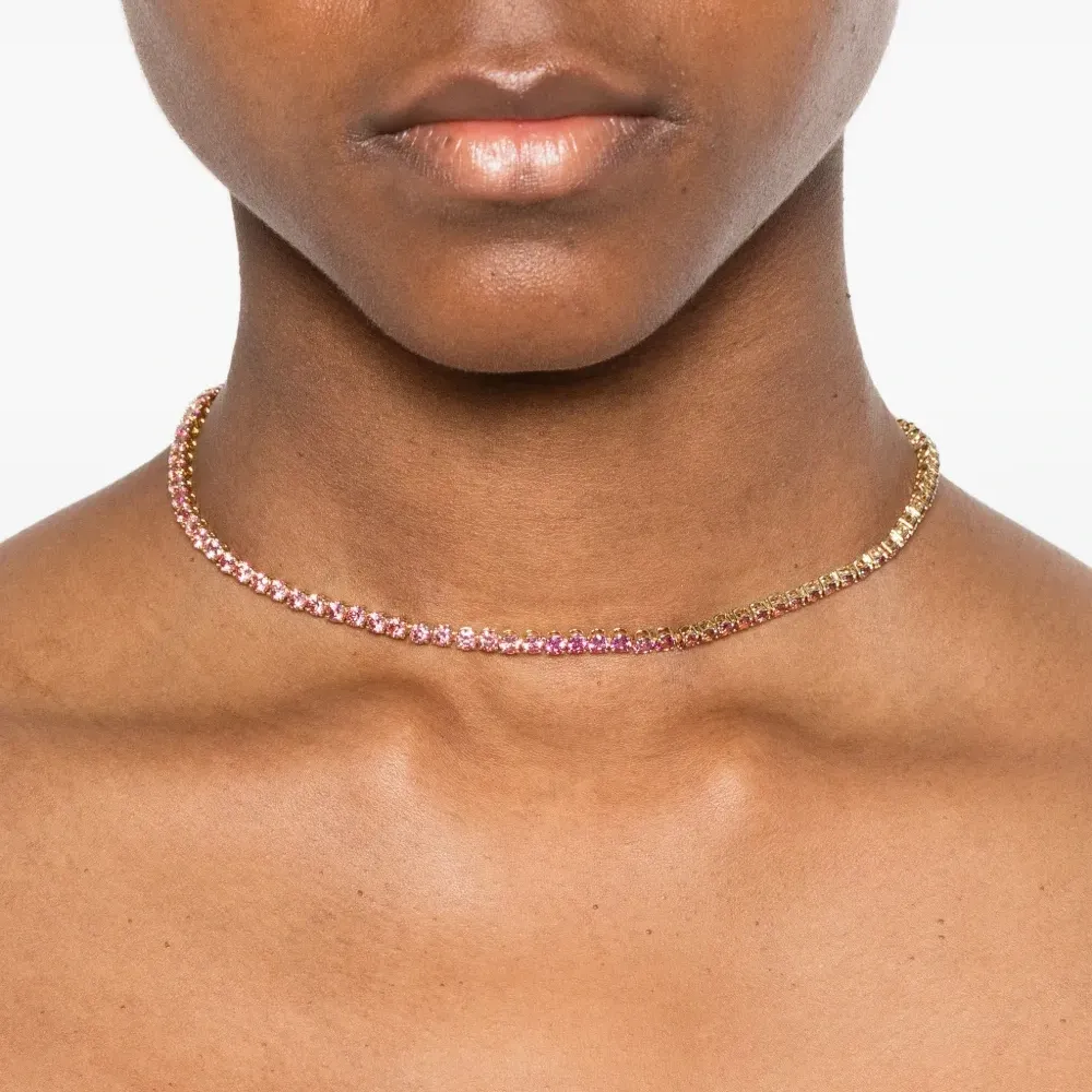 Теннисное колье Matrix с круглой огранкой