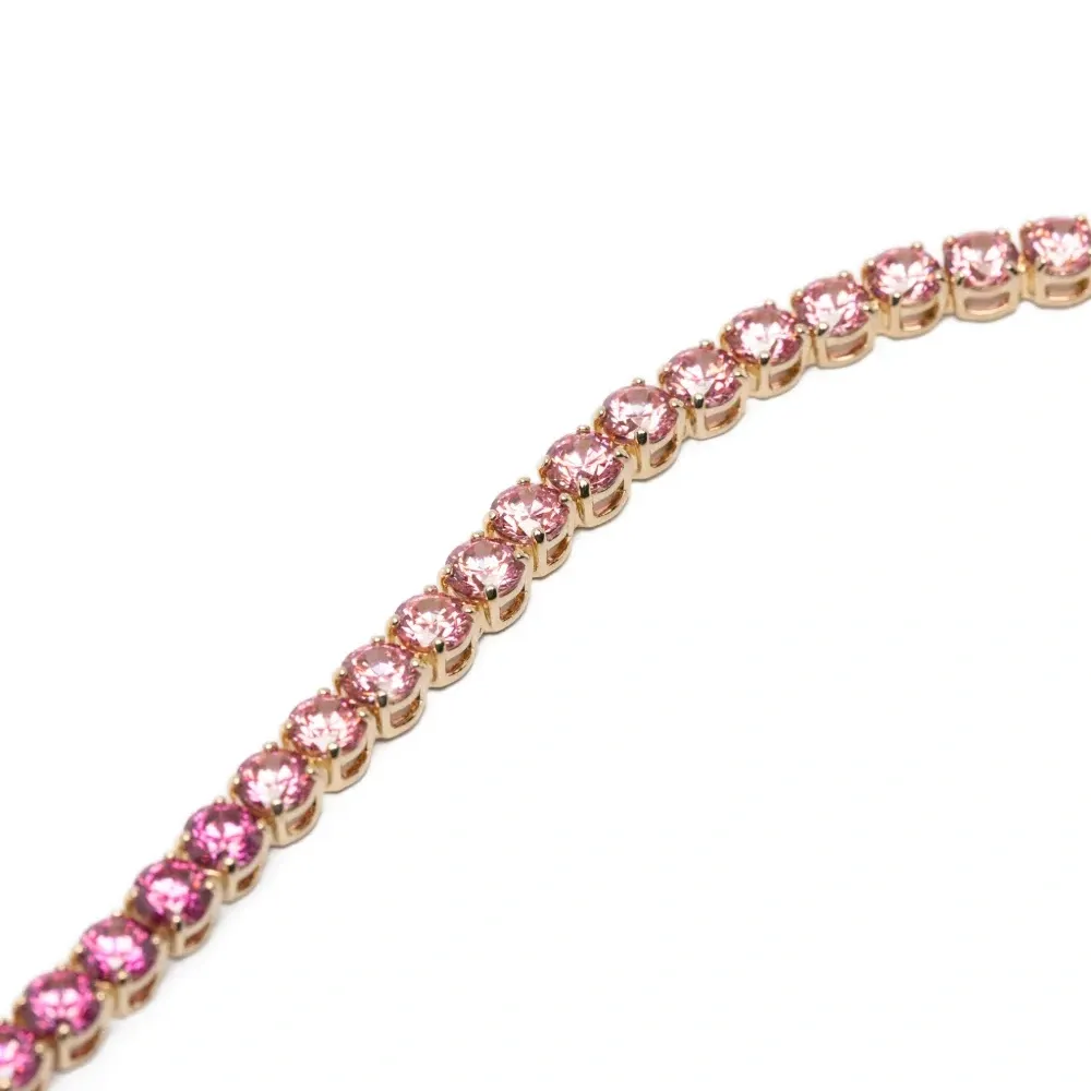 Теннисное колье Matrix с круглой огранкой