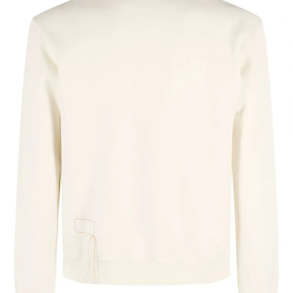 Толстовка с воротником на молнии и нагрудным карманом