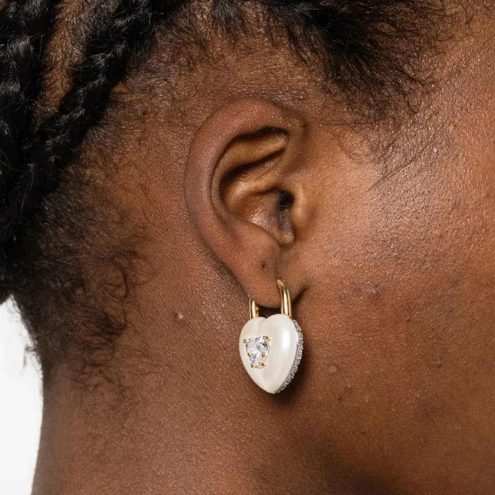 Серьги в форме сердца Серьги в форме сердца