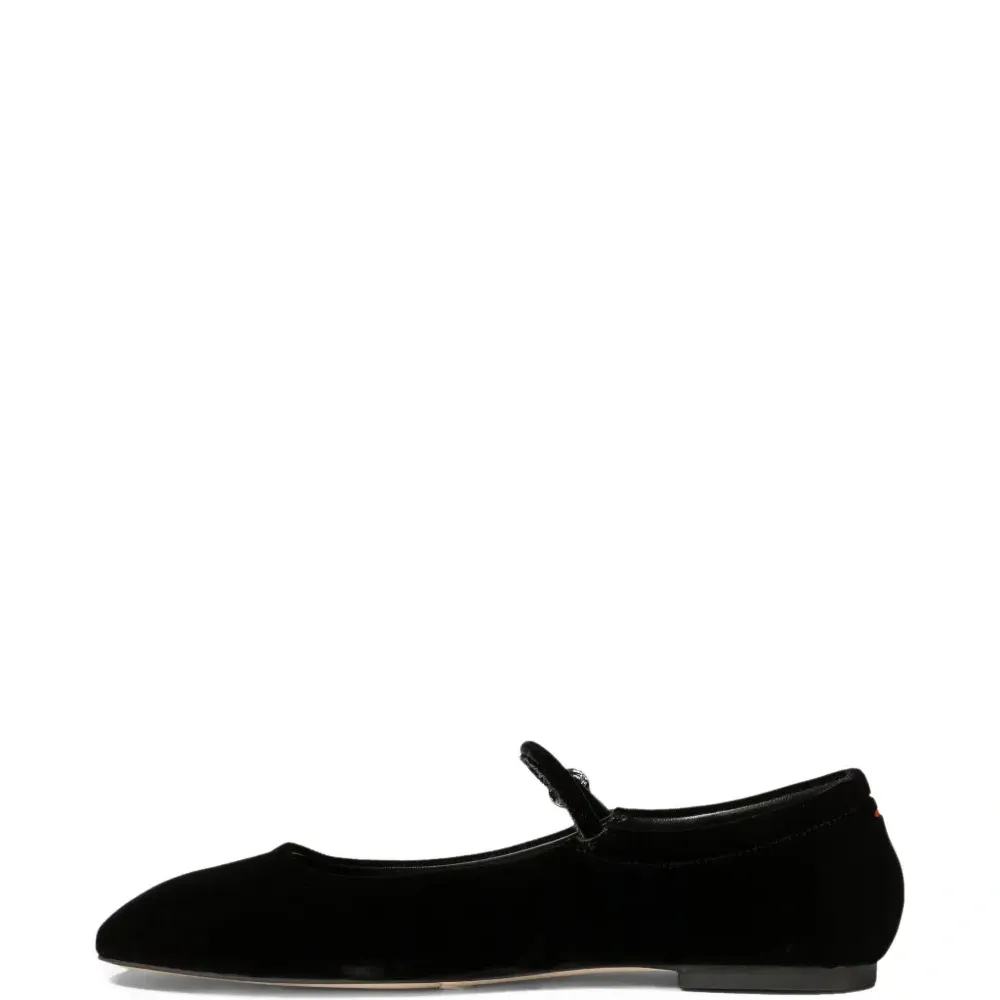 Бархатные балетки Uma