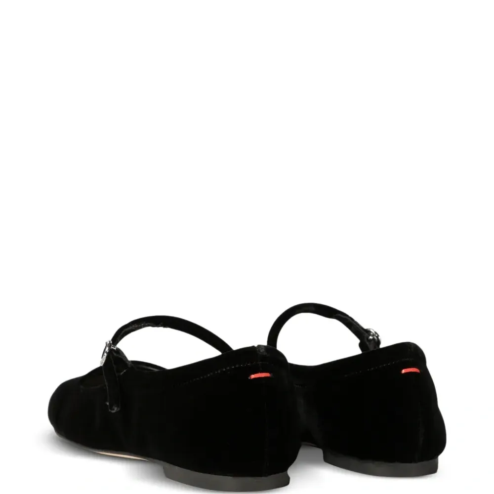 Бархатные балетки Uma