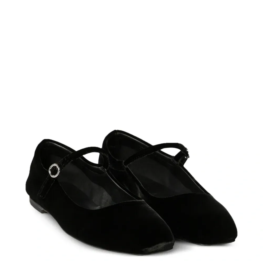 Бархатные балетки Uma