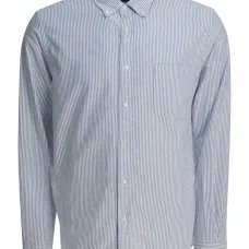 Полосатая рубашка B.D. с нагрудным карманом