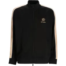 Полосатый свитер на молнии