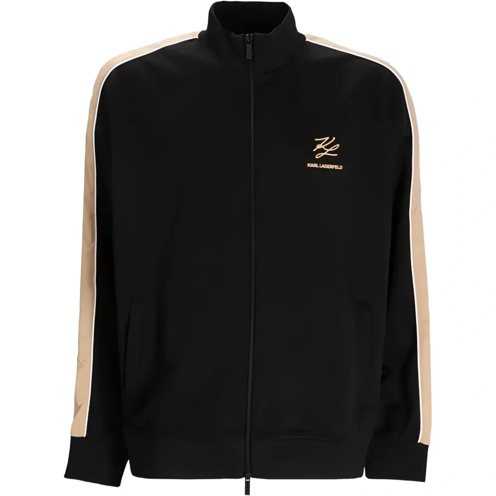 Полосатый свитер на молнии