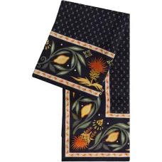 Шарф с цветочным узором Шарф с цветочным узором