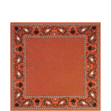 Платок для кармана с отделкой по краю