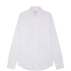 Хлопковая рубашка с длинными рукавами