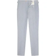 Брюки прямого кроя в полоску