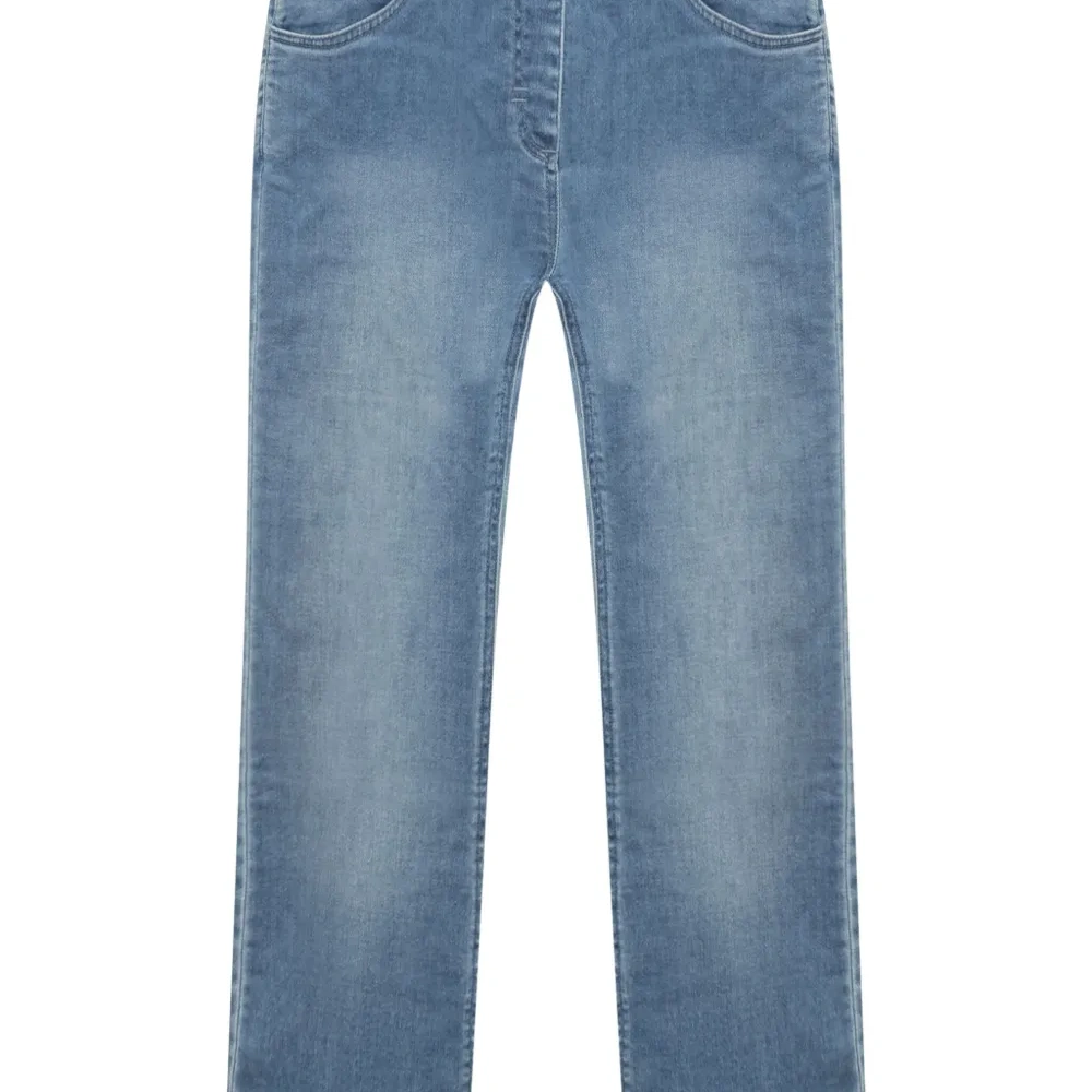 Джинсы с эластичным поясом