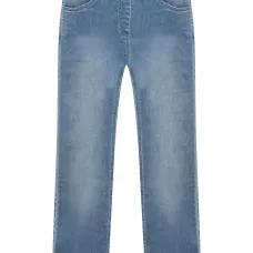 Джинсы с эластичным поясом