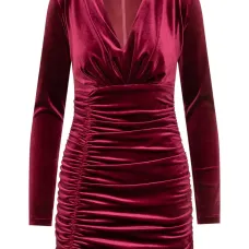 Платье со сборками