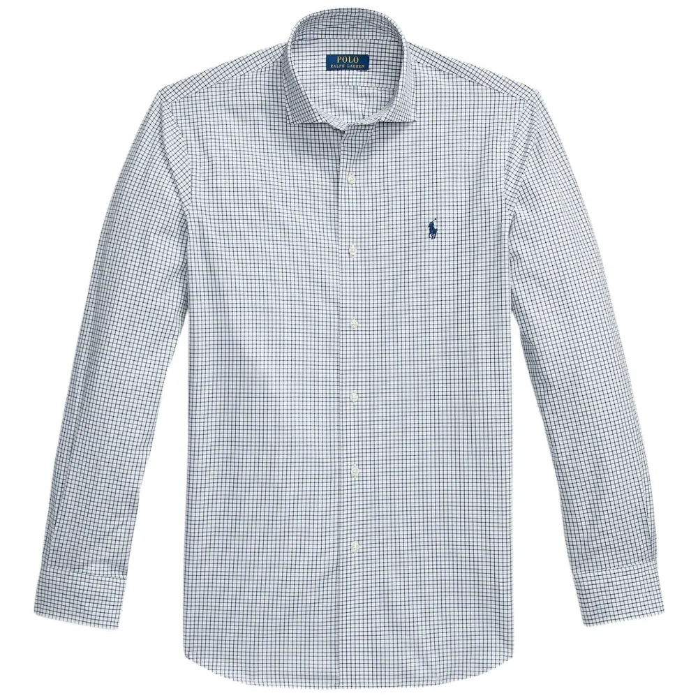 Рубашка в клетку с логотипом Polo Pony