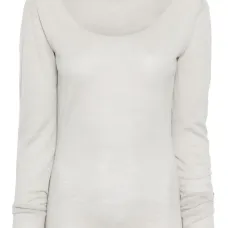 Трикотажный топ с воротником