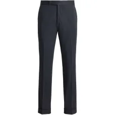 Брюки прямого кроя с манжетами Брюки прямого кроя с манжетами