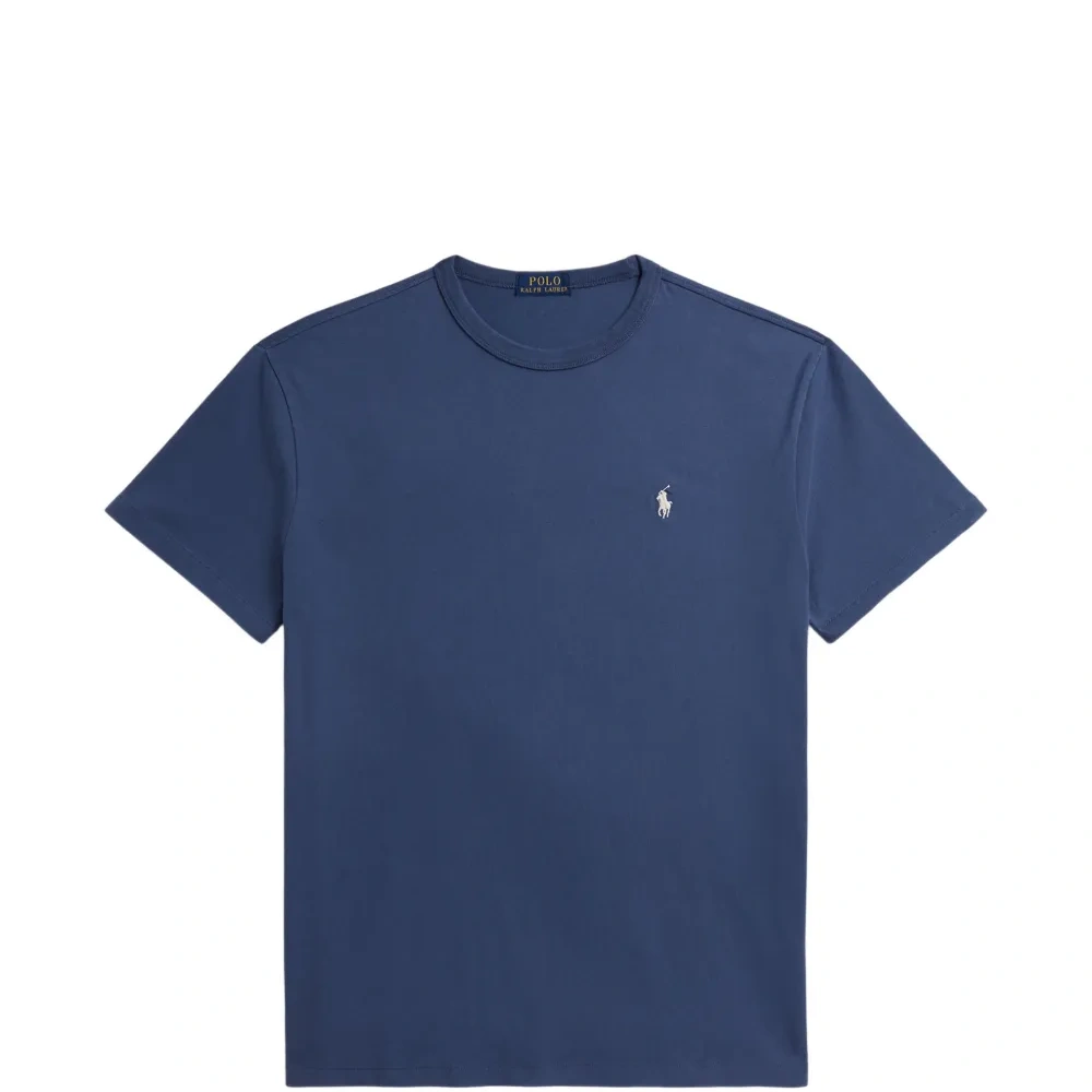 Футболка с логотипом и круглым вырезом