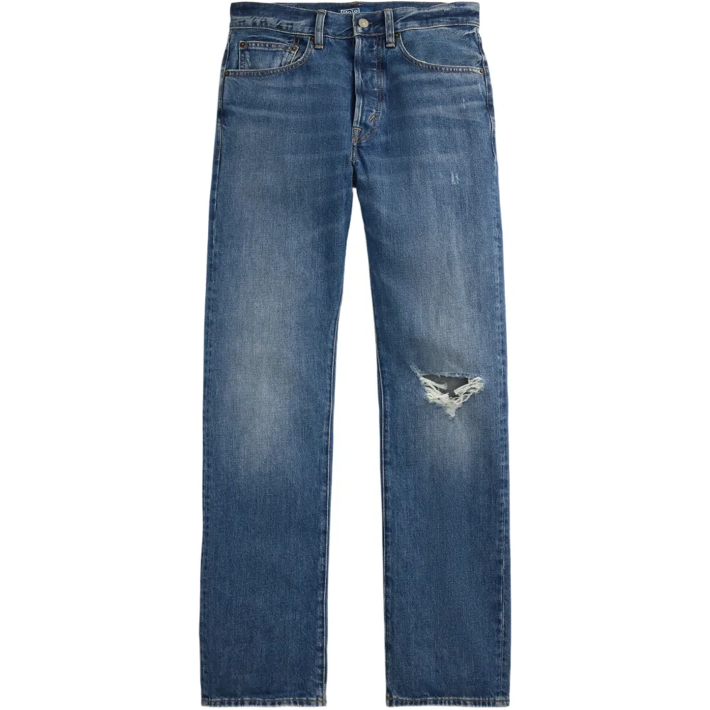 Джинсы с нашивкой-логотипом