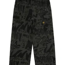 Брюки с принтом