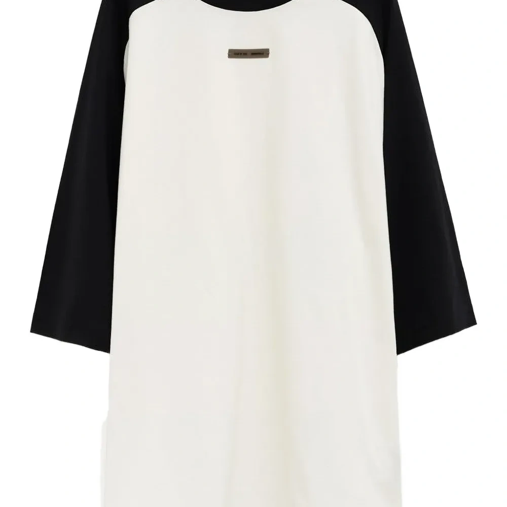 Бейсбольная футболка с контрастными рукавами