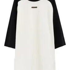 Бейсбольная футболка с контрастными рукавами