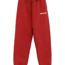 Спортивные брюки с принтом логотипа и завязками