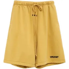 Свободные трикотажные шорты на завязках