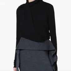 Блузка с драпировкой Блузка с драпировкой