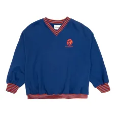 Толстовка с отделкой в полоску