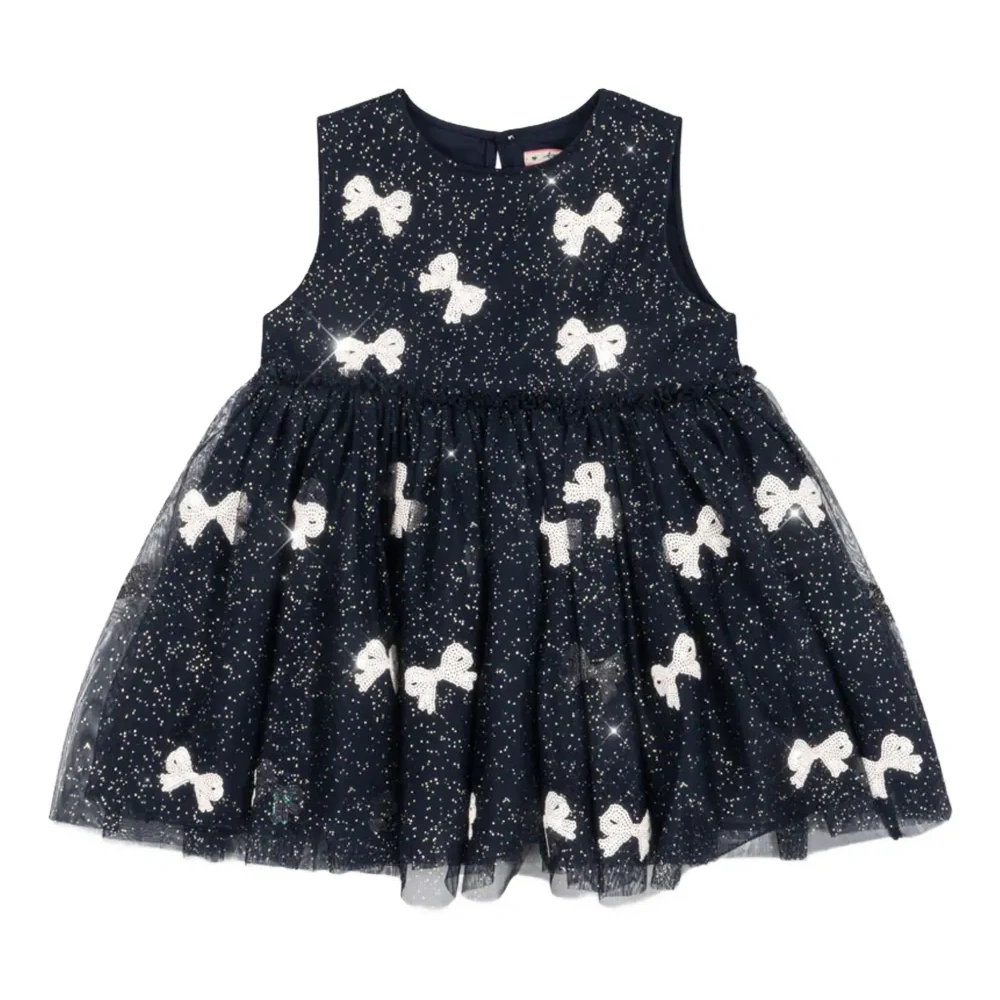 Платье Yvonne из тюля с бантом