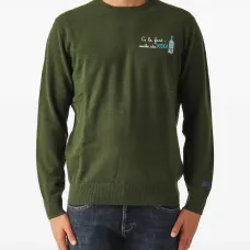 Свитер с круглым вырезом