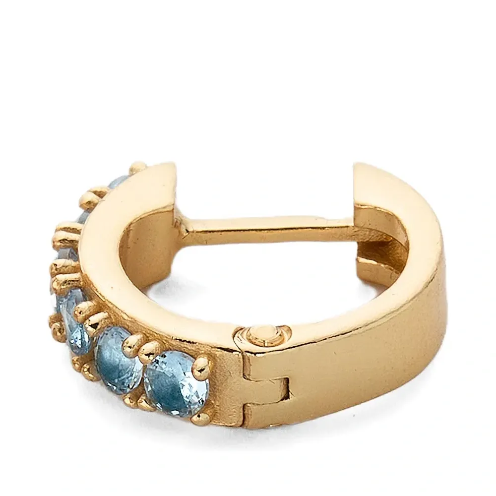 Декорированное серьга-кольцо