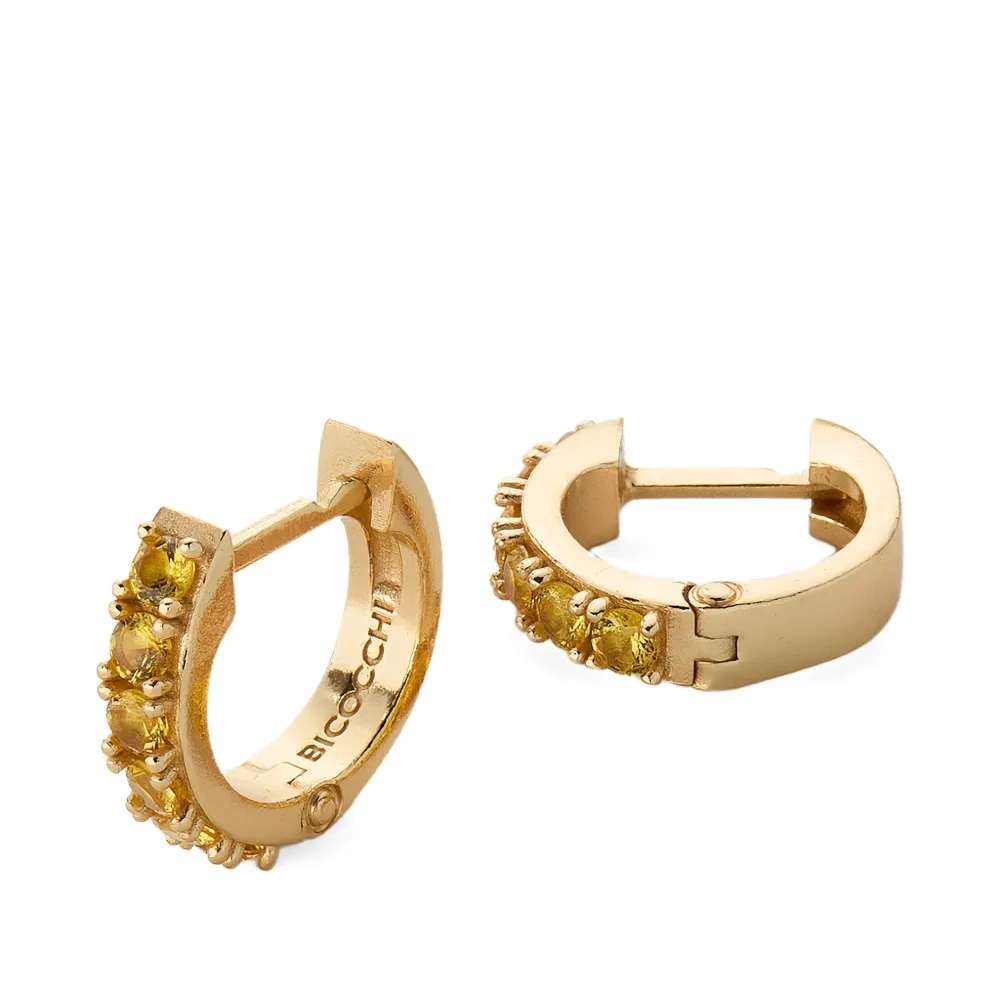 Декорированные серьги-кольца