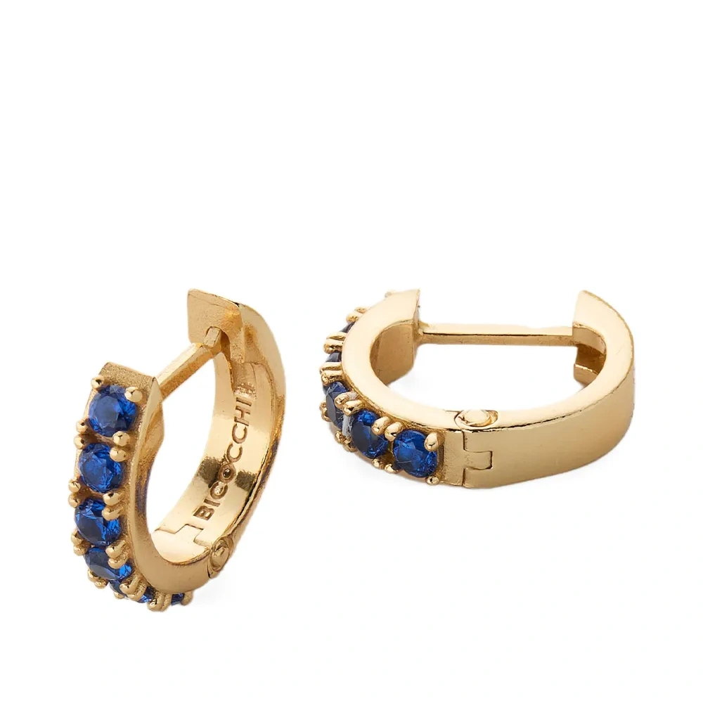 Декорированные серьги-кольца