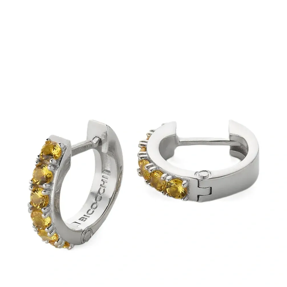 Декорированные серьги-кольца