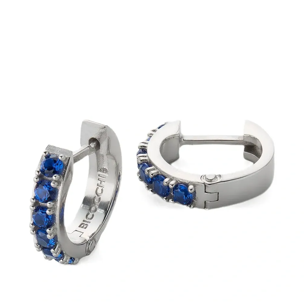 Декорированные серьги-кольца