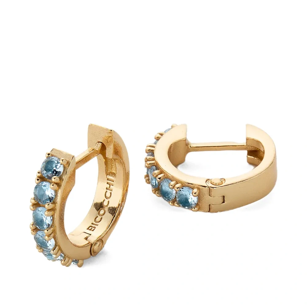 Декорированные серьги-кольца