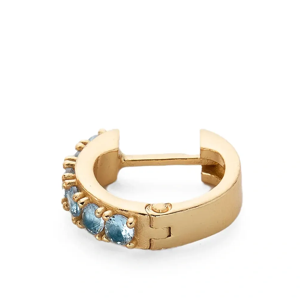 Декорированные серьги-кольца