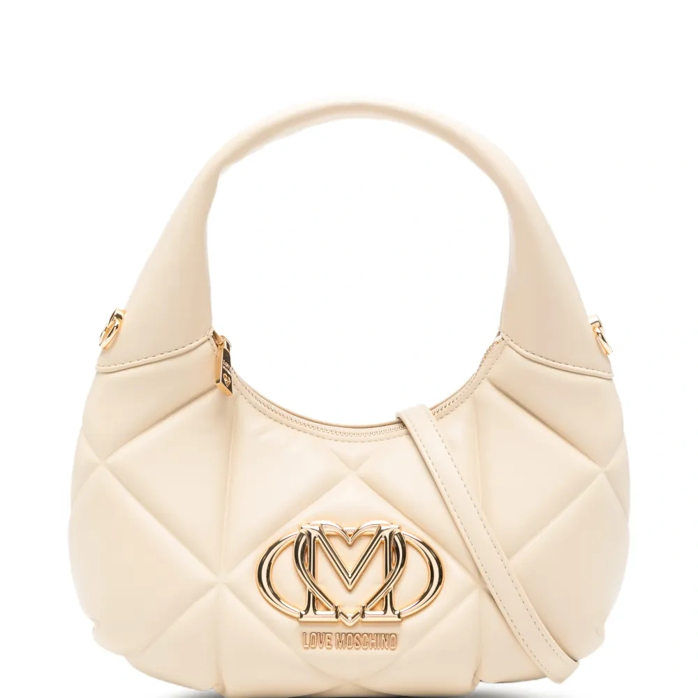 Стеганая сумка-тоут с логотипом