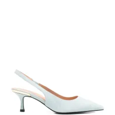 Кожаные туфли-слингбэки