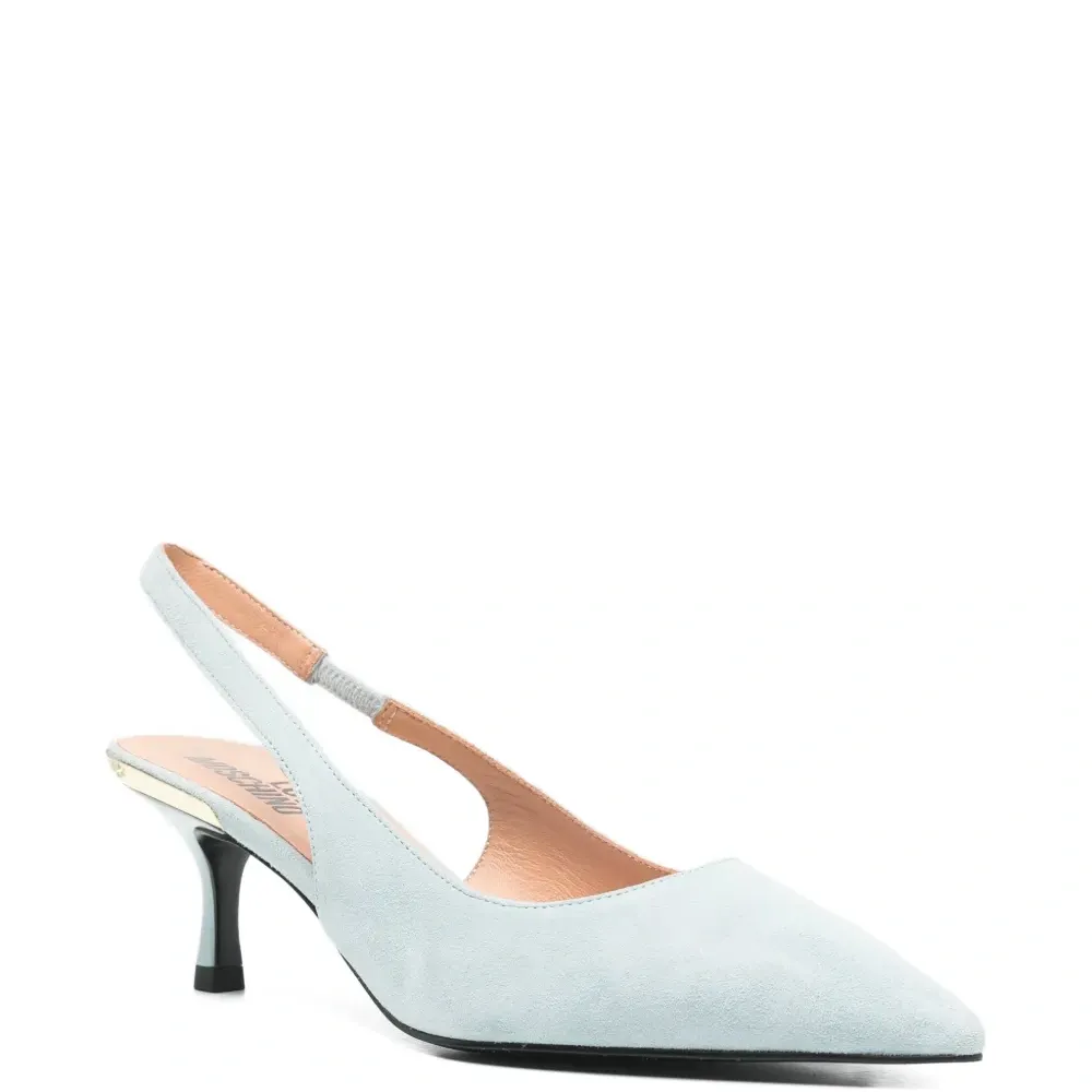 Кожаные туфли-слингбэки